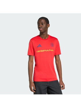 adidas adidas Koszulka techniczna 168846 Czerwony Regular Fit