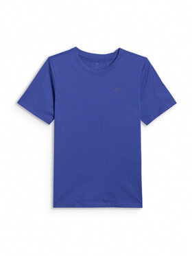 4F 4F T-Shirt BASIC+ Niebieski Regular Fit
