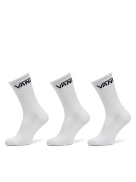 Vans Vans Set de 3 perechi de șosete lungi pentru bărbați Classic Crew VN000F0X Alb