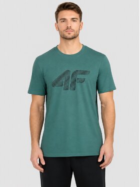 4F 4F T-Shirt 4FWAW26TTSHM3579 Zielony jasny Active Fit