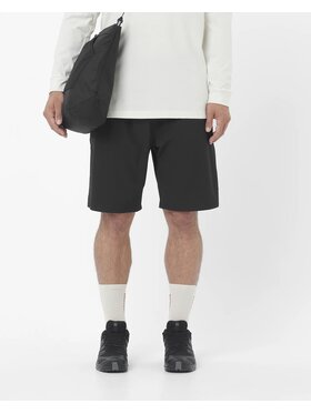Salomon Salomon Szorty sportowe WAYFARER EASE 2.0 SHORTS M Czarny Relaxed Fit