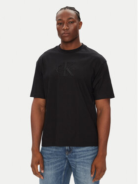Calvin Klein Jeans Calvin Klein Jeans T-Shirt Hero Monologo LV04RB295G Czarny Relaxed Fit