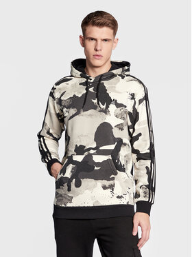 adidas adidas Суитшърт Camo Series HK2805 Сив Regular Fit