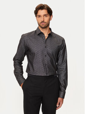 HUGO Hugo Koszula Elisha02 50524846 Czarny Extra Slim Fit