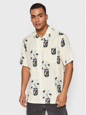 HUF HUF Hemd Canned Resort BU00142 Beige Relaxed Fit