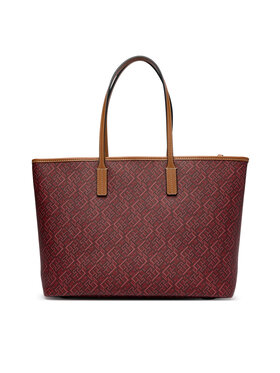 Tommy Hilfiger Tommy Hilfiger Kabelka Th Monoplay Tote Le AW0AW17416 Tmavě červená