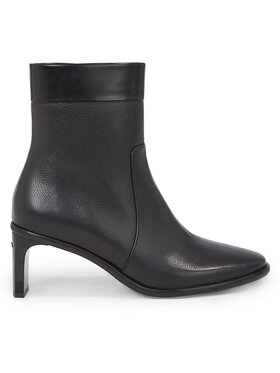 Calvin Klein Calvin Klein Μποτάκια Curved Stil Ankle Boot 55 HW0HW01889 Μαύρο