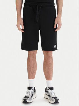 Alpha Industries Alpha Industries Pantaloni scurți sport Basic 156367 Negru Regular Fit