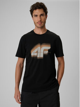 4F 4F T-Shirt LIMITLESS DESERT Czarny Regular Fit