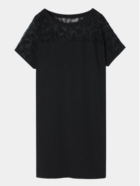 Tatuum Tatuum Kleid für den Alltag Owera T2322.201 Schwarz Relaxed Fit
