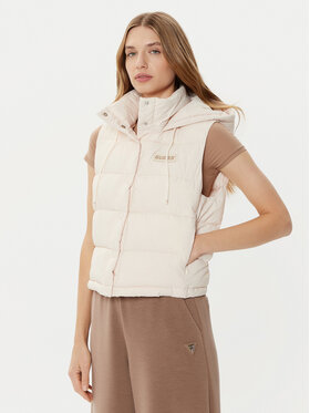 Guess Guess Vestă V4RL02 WFYE2 Alb Regular Fit