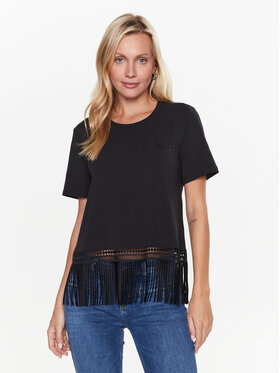 Liu Jo Sport Liu Jo Sport Marškinėliai TA3150 J5003 Juoda Regular Fit