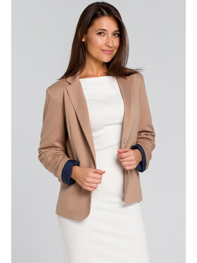 Stylove Stylove Płaszcz przejściowy S154 Beżowy Comfort Fit