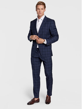 Boss Boss Kostiumas H-Huge 50479975 Tamsiai mėlyna Slim Fit