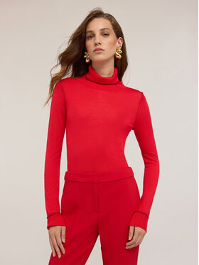 Motivi Motivi Cardigan M384W003468N016 Rosso Regular Fit
