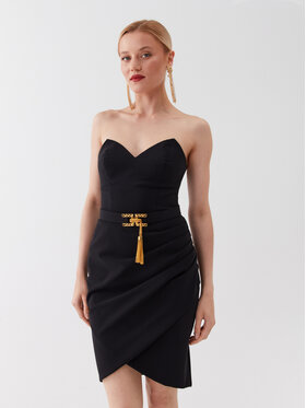 Elisabetta Franchi Elisabetta Franchi Abito da cocktail AB-425-32E2-V500 Nero Slim Fit