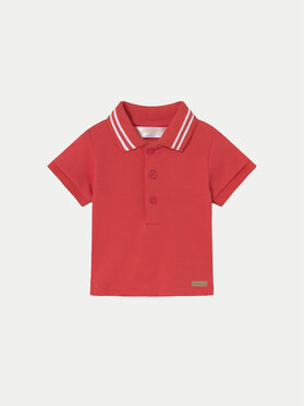 Mayoral Mayoral Тениска с яка и копчета 190 Червен Regular Fit