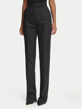 Elisabetta Franchi Elisabetta Franchi Riidest püksid PA-186-67E2-V400 Must Regular Fit