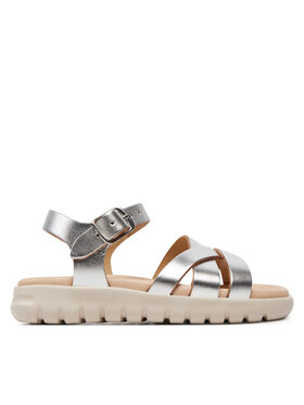 Geox Geox Sandale J Sandal Soleima Gir J45GSA 000CF C1007 M Srebrna
