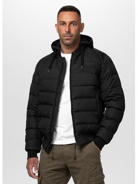 PITBULL PITBULL Kurtka zimowa HIDDEN Czarny Regular Fit