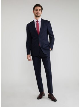 Pako Lorente Pako Lorente Spodnie garniturowe P22SF-6G-013 Granatowy Slim Fit