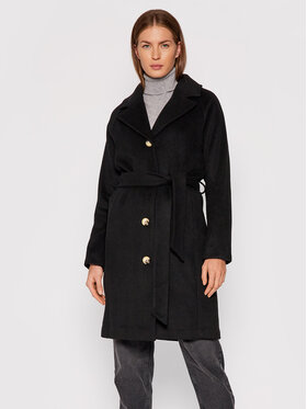 Selected Femme Selected Femme Vlnený kabát Milan 16079496 Čierna Regular Fit