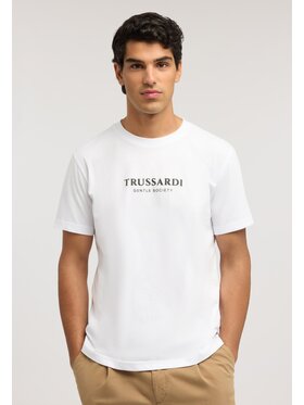 Trussardi Trussardi T-Shirt G0088000205N001 Biały Regular Fit