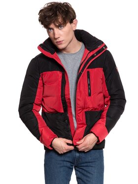 Wrangler Wrangler Kurtka zimowa PROTECTOR JACKET Czarny Regular Fit
