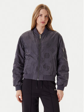Guess Guess Яке бомбър W5YL08 WHDK2 Сив Regular Fit