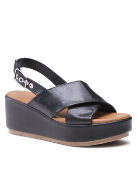 Lumberjack Lumberjack Обувки CROSSED BANDS SANDAL Черен