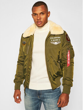 Alpha Industries Alpha Industries Bunda bomber Injector III Air Force 198113 Zelená Slim Fit