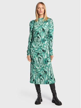 Gestuz Gestuz Rochie cocktail Ravagz 10906551 Verde Slim Fit