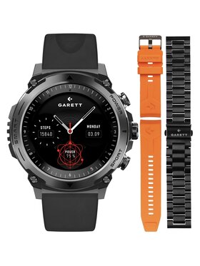 Garett Garett Zegarek 5904238486856-PAY-BLACK Czarny