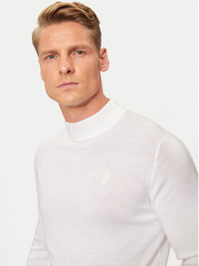 KARL LAGERFELD KARL LAGERFELD Rolák 655002 544399 Bílá Regular Fit