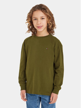 Tommy Hilfiger Tommy Hilfiger Μπλουζάκι Essential KB0KB08576 Πράσινο Regular Fit