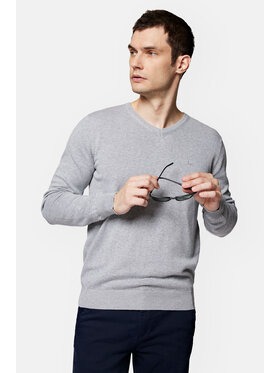 Lancerto Lancerto Sweter Anthony SW073223000056 Szary Regular Fit