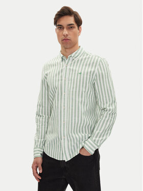 Mustang Mustang Hemd Rawlins 1016249 Grün Slim Fit