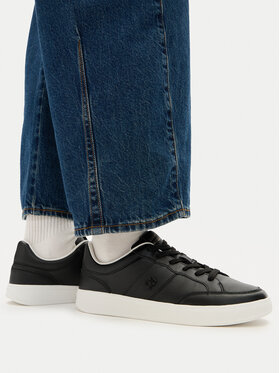Tommy Hilfiger Tommy Hilfiger Sneakersy Th Heritage Court Sneaker Ltr FW0FW09028 Čierna