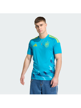 adidas adidas Koszulka techniczna Hiszpania Błękitny Slim Fit