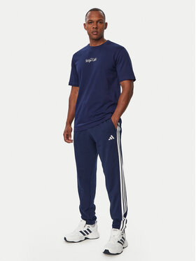 adidas adidas Tricou Coffee Cafe Donut Bag KT9711 Albastru Regular Fit