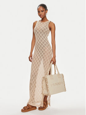 PINKO Pinko Handtasche Beach Shopping PE 24 PLTT 100782 A1X1 Beige