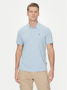 Napapijri Napapijri Poloshirt Ealis NP0A4H8B Himmelblau Regular Fit
