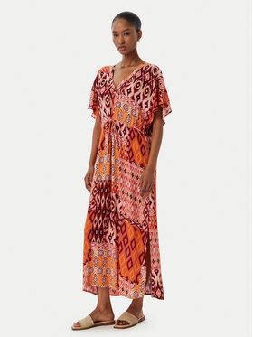 Vero Moda Vero Moda Rochie de zi Menny 10303701 Portocaliu Regular Fit