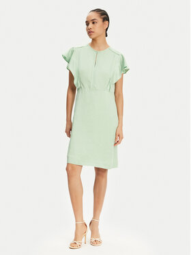 BOSS BOSS Rochie de vară Deliniara 50537402 Verde Regular Fit