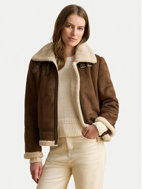 LAUREN RALPH LAUREN LAUREN RALPH LAUREN Kożuch sztuczny 297P04122003 Brązowy Regular Fit