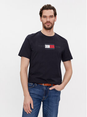 Tommy Hilfiger Tommy Hilfiger Marškinėliai MW0MW37859 Tamsiai mėlyna Regular Fit