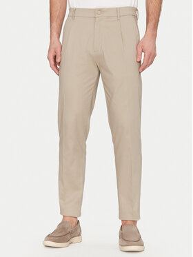 Calvin Klein Calvin Klein Čino bikses K10K114104 Bēšs Tapered Fit