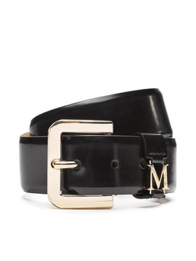 Max Mara Max Mara Dámský pásek Newglossy 40 2345060233 Černá