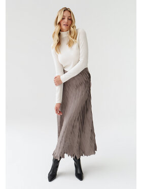 TATUUM TATUUM Spódnica midi DAKNA Brązowy Flare Fit