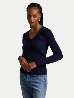 Polo Ralph Lauren Светр 211971866003 Cиній Slim Fit